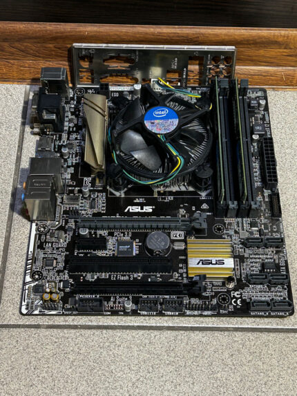 socket 1151 Asus B150M-Plus D3 + i3-6100 + ram 16Gb + cooler