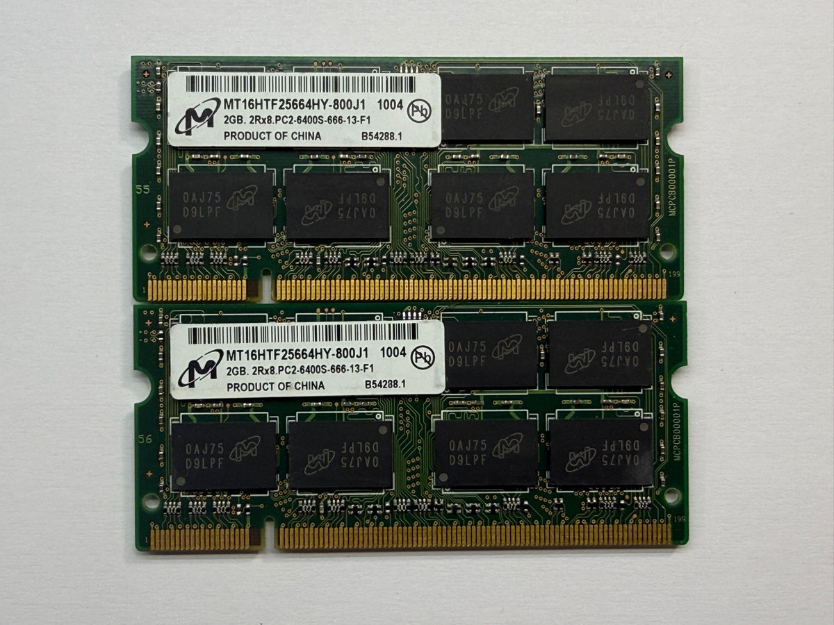 Micron DDR2 SoDimm 4GB